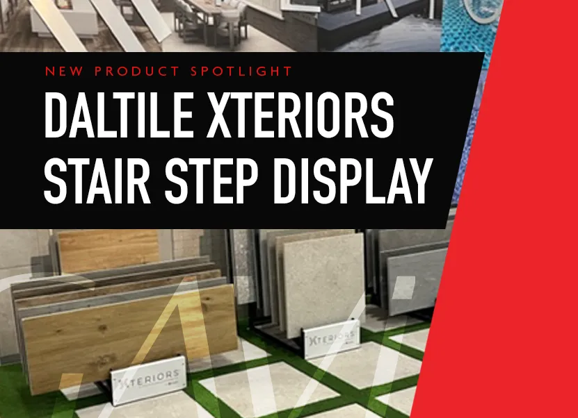 Daltile Xteriors Stair Step Display GAVI Point of Purchase