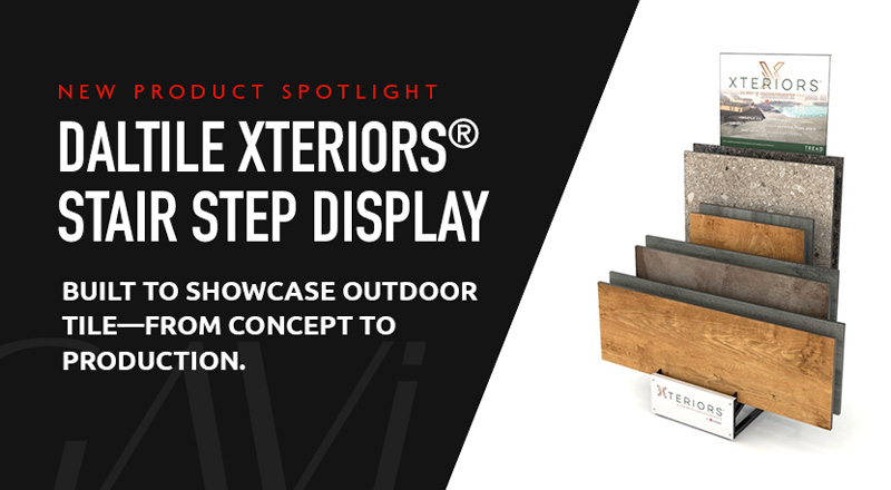 Daltile Xteriors Stair Step Display
