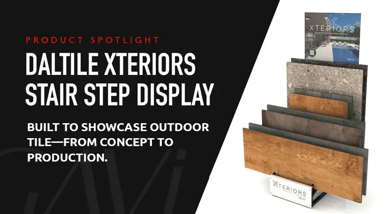 Daltile-Xteriors-Stair-Step-Display