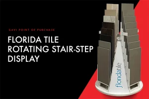 Florida Tile Rotating Stair-Step Display