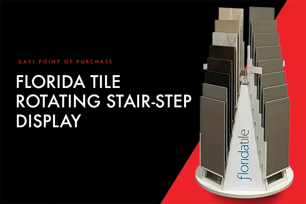 Florida Tile Rotating Stair-Step Display