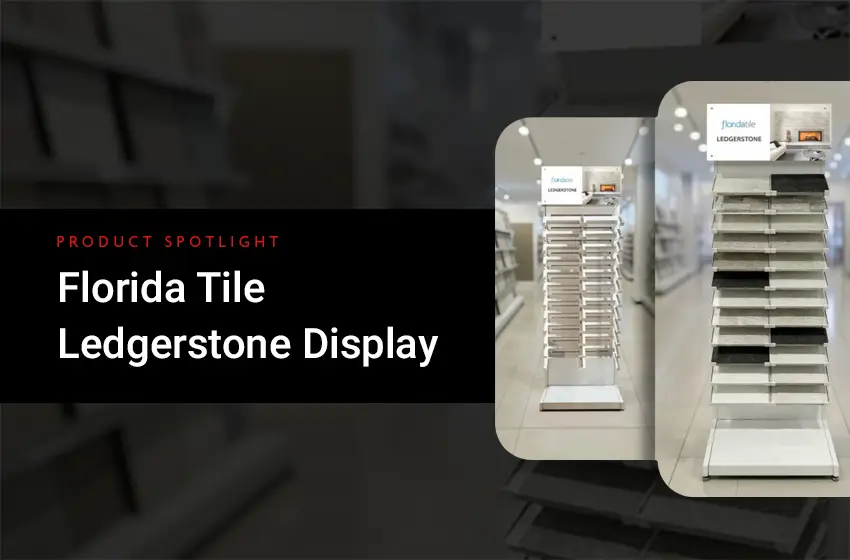 Gavi point of Purchase Florida Tile Ledgerstone Display